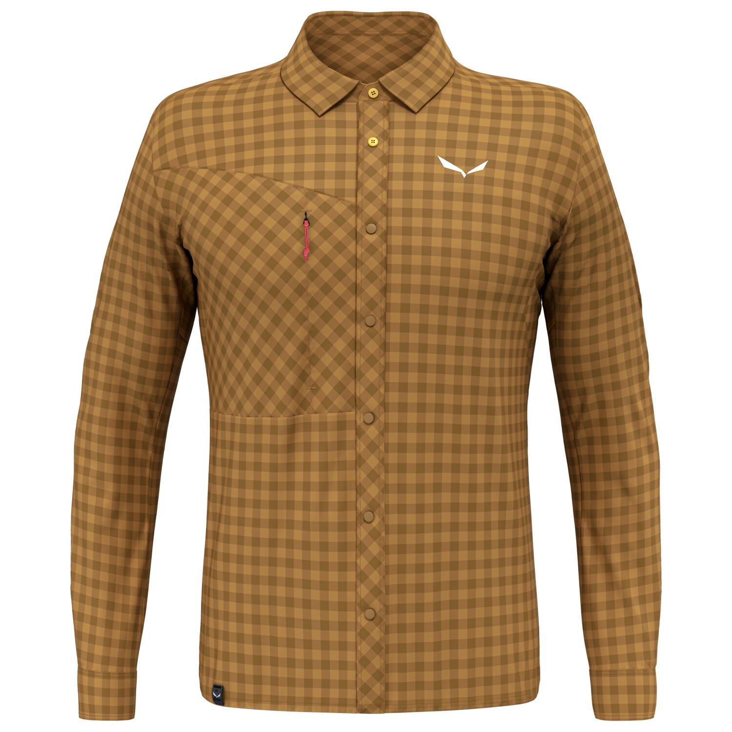 

Рубашка Salewa Puez Dry L/S Shirt, цвет Golden Brown