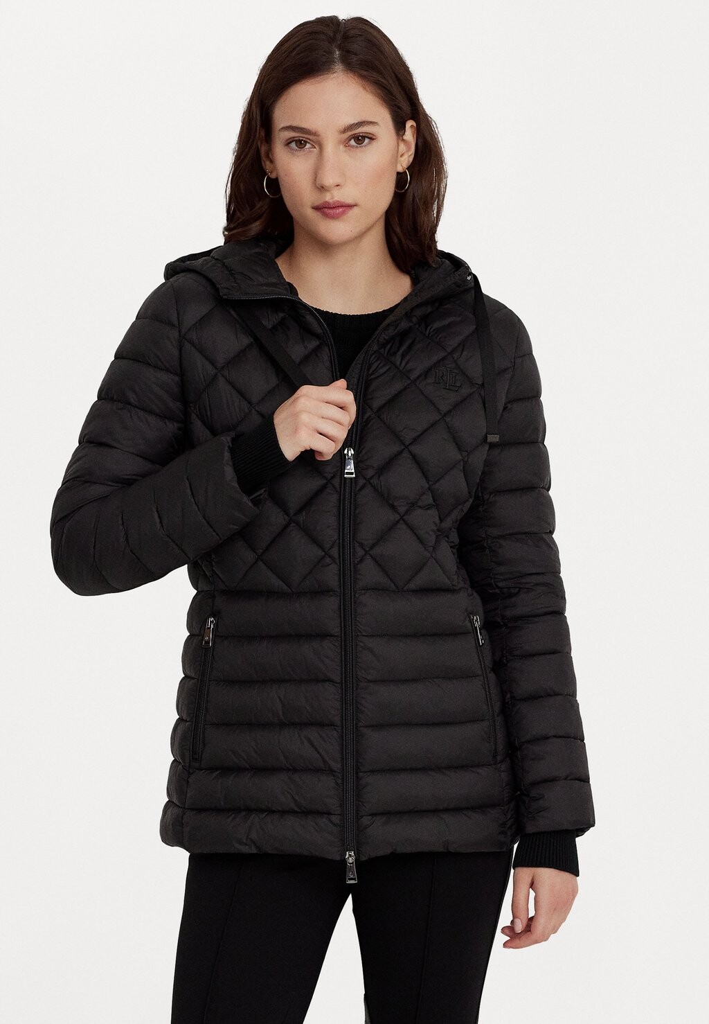 

Куртка Lauren Ralph Lauren УТЕПЛЕННОЕ ПАЛЬТО, цвет black solid