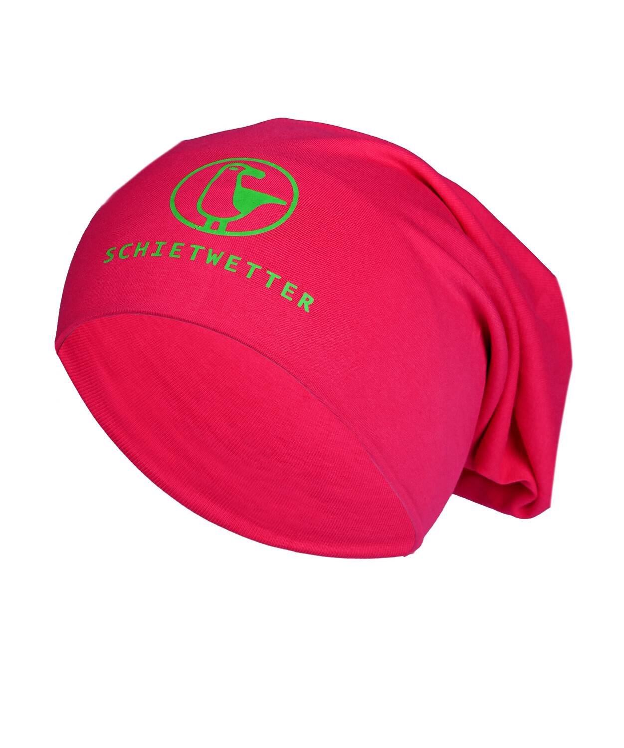 

Кепка SCHIETWETTER Beanie mit Print Möwe, цвет dark pink/neon green