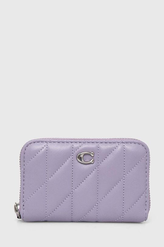 

Кожаный кошелек Coach, фиолетовый