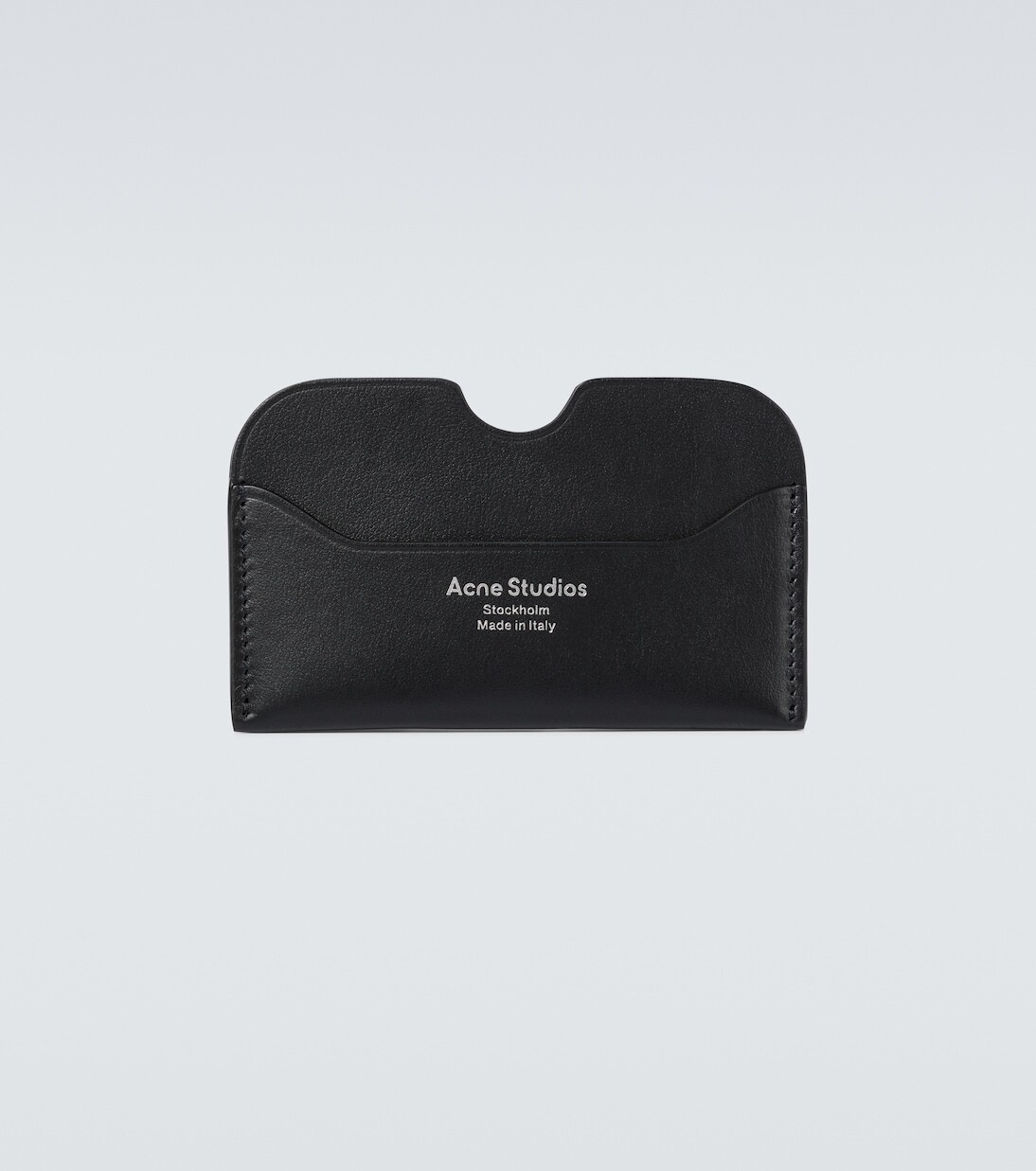 

Кожаный визитница Acne Studios, черный