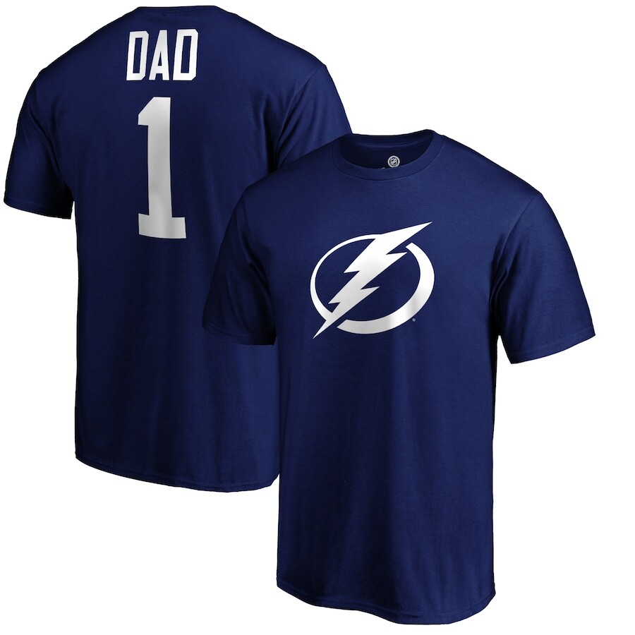 

Футболка с коротким рукавом Fanatics Branded Tampa Bay Lightning, синий