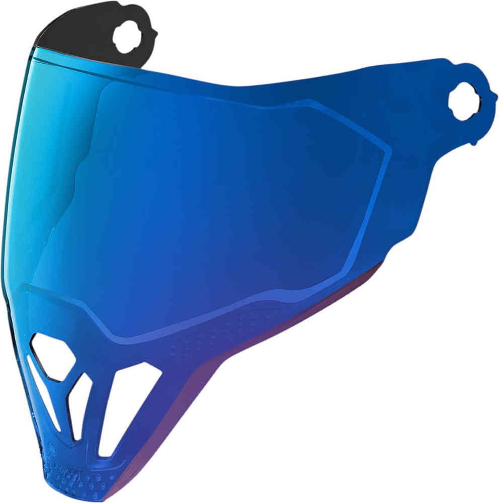 ForceShield зеркальный визор Icon, иридий синий защитный козырек для мотоцикла airflite зеркальный защитный козырек для лица airflite сменный козырек для шлемов airflite