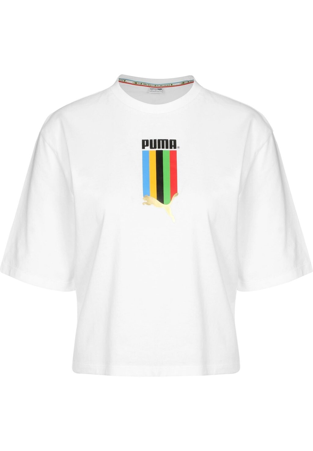 

Футболка с принтом Puma, белый