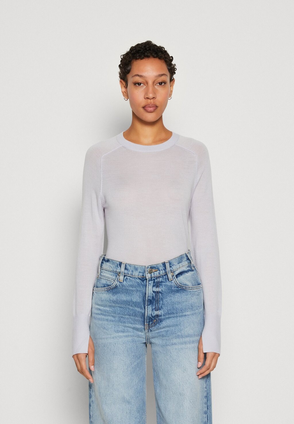 

Свитшот Calvin Klein CREW NECK, цвет arctic ice