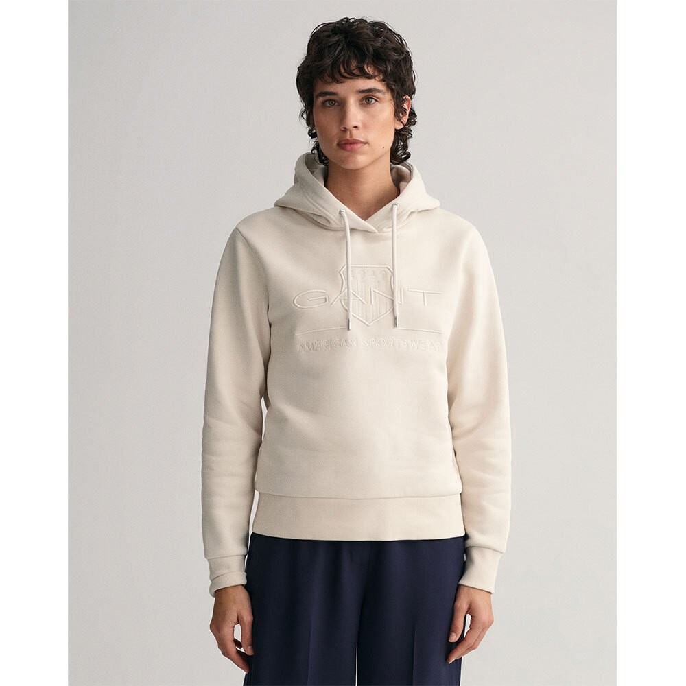 

Худи Gant Reg Tonal Shield, бежевый
