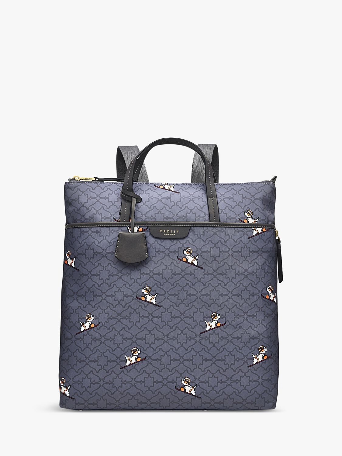 

Средний рюкзак Heirloom Ski Dog на молнии Radley, облачный взрыв