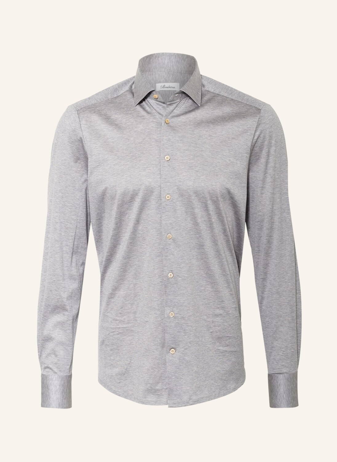 

Рубашка Stenströms JerseySlim Fit, серый