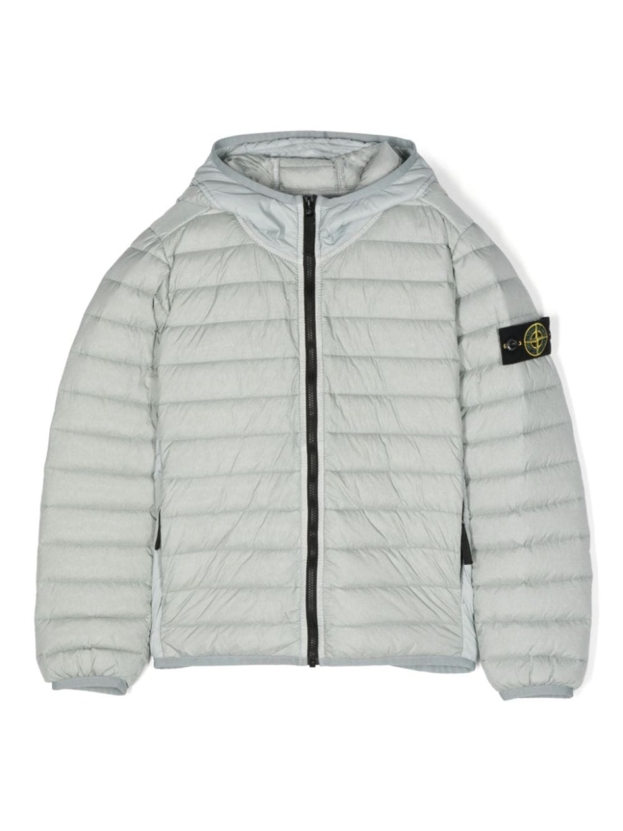 

Stone Island Junior пуховик с нашивкой Compass, зеленый