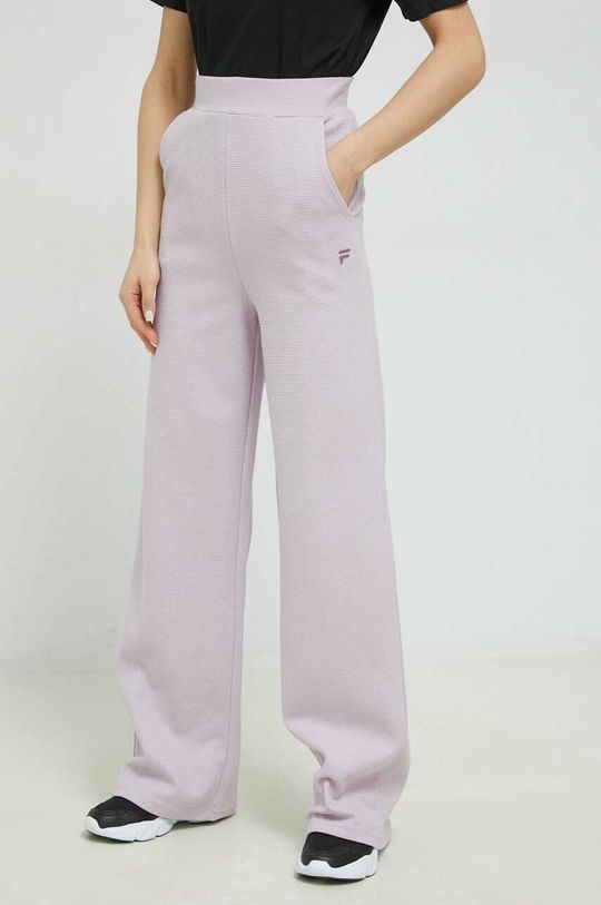 цена Спортивные брюки из хлопка Fila, фиолетовый