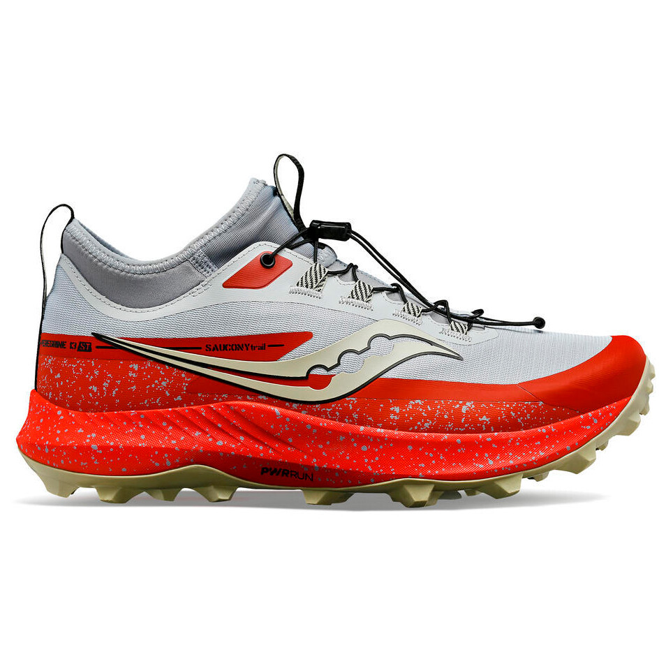 

Кроссовки для бега по пересеченной местности Saucony Peregrine 13 ST, цвет Cloud/Paprika