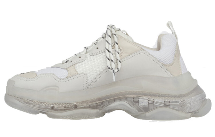 

Balenciaga Кроссовки на массивной подошве Triple S с прозрачной подошвой, белые