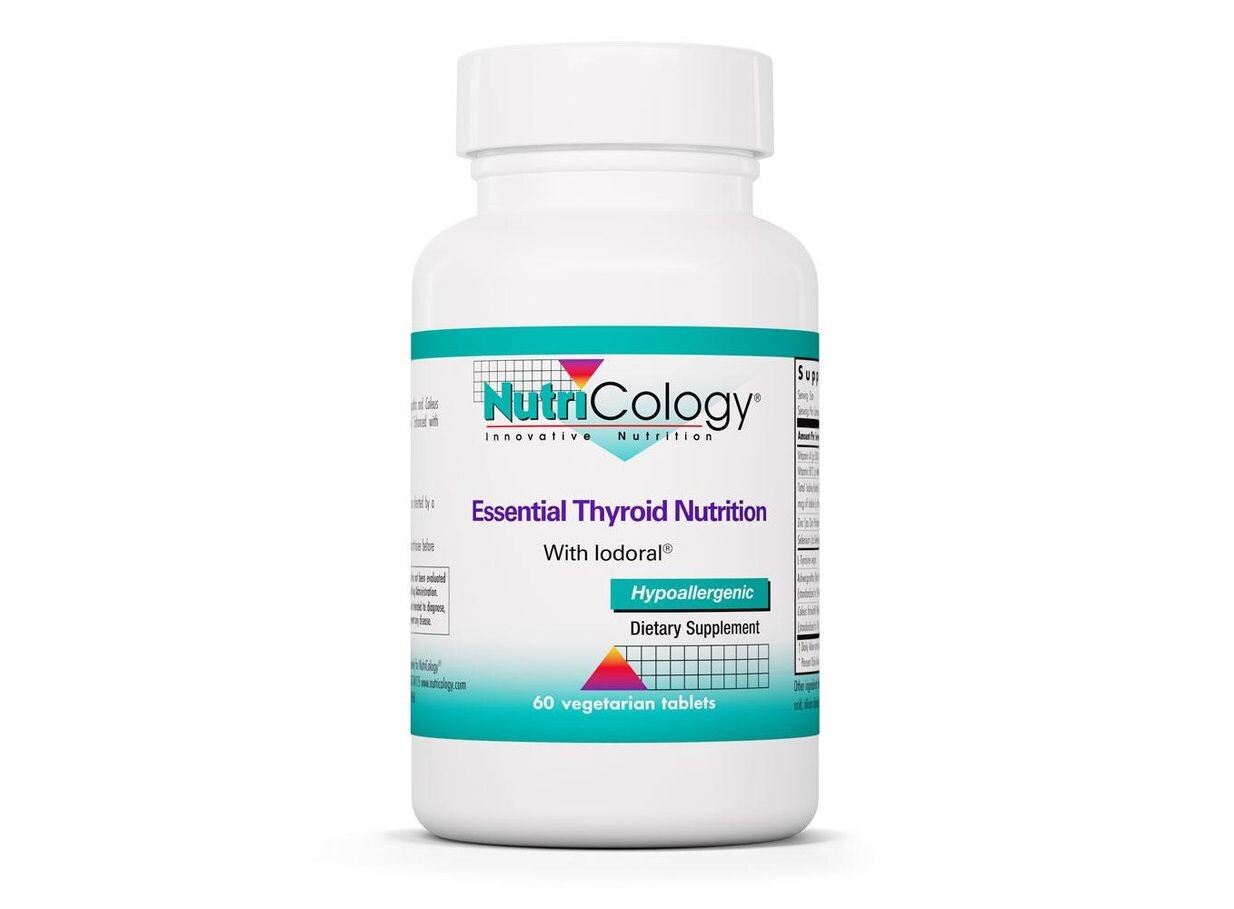 

Nutricology, Essential Thyroid Nutrition, 60 вегетарианских таблеток