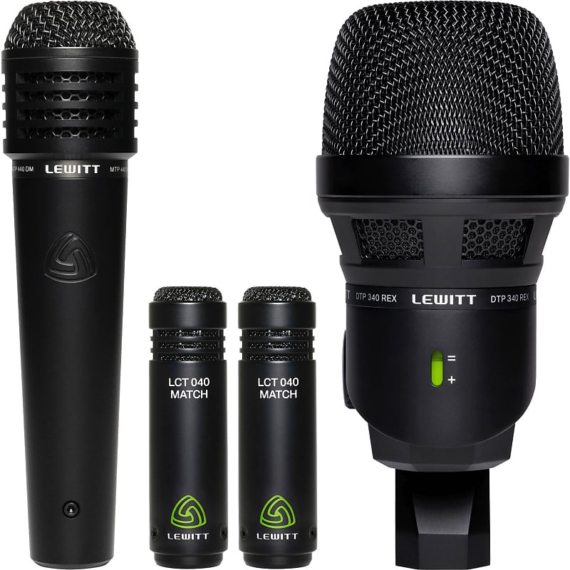 комплект микрофонов lewitt beatkit 4pc drum microphone kit Комплект барабанных микрофонов Lewitt BEATKIT 4pc Drum Microphone Kit