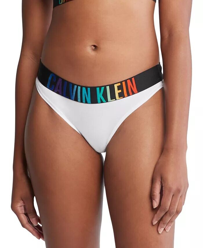 

Хлопковое нижнее белье бикини Intense Power Pride QF7835 Calvin Klein, белый