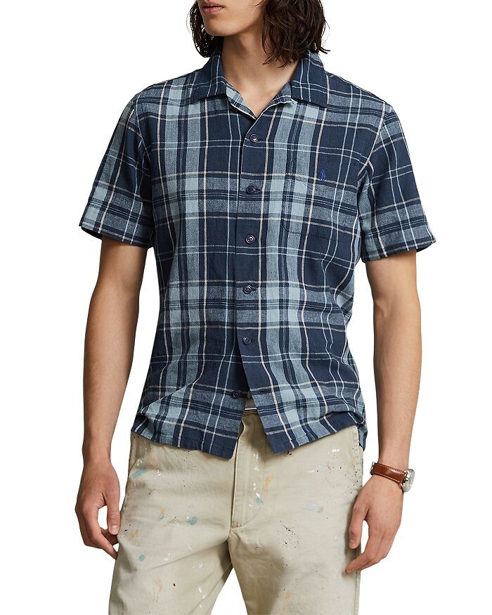 

Рубашка из поплина классического кроя в клетку Polo Ralph Lauren