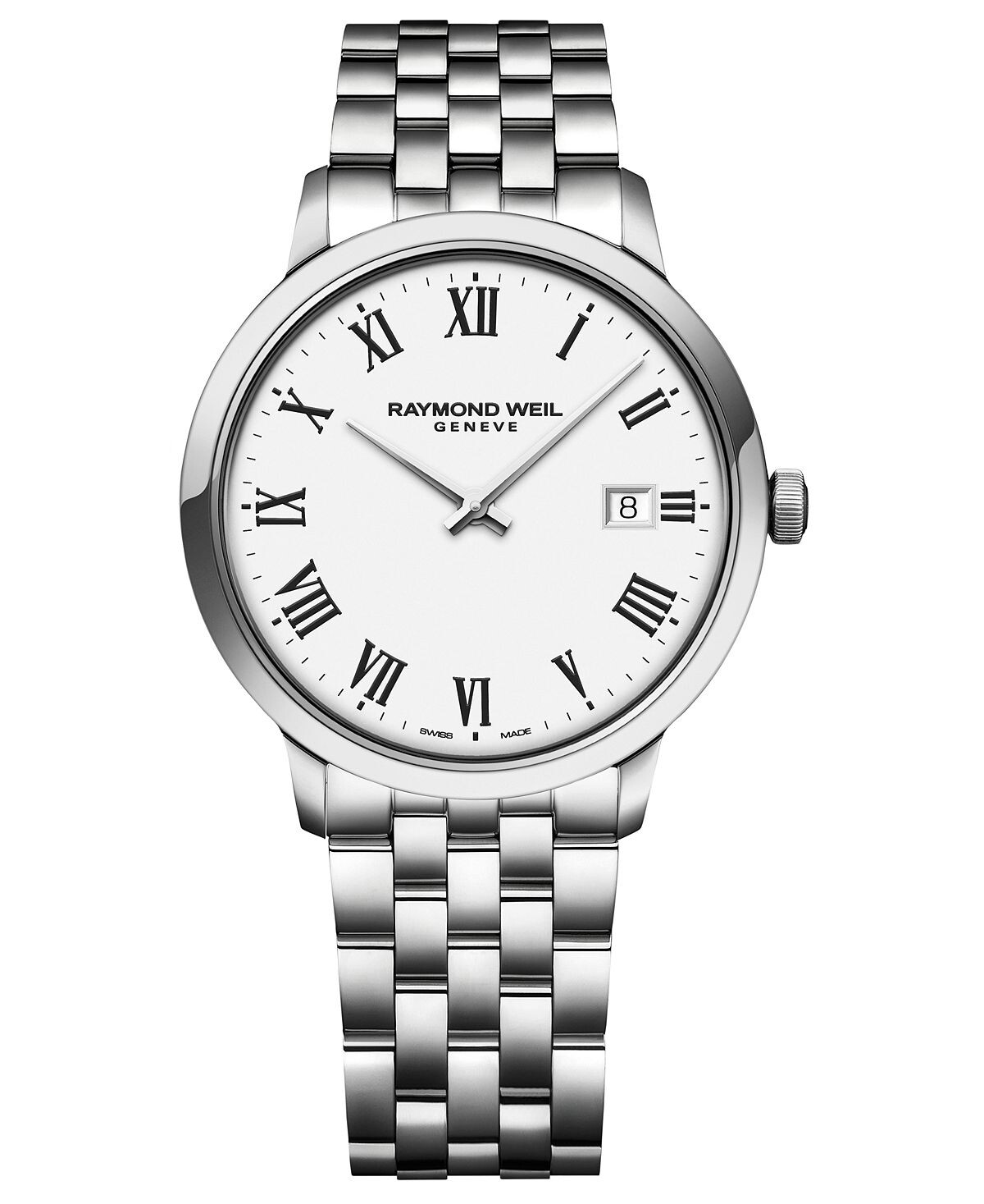 

Мужские швейцарские часы Toccata с браслетом из нержавеющей стали 39 мм Raymond Weil