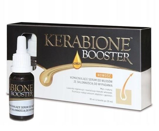 Kerabione Booster Oil сыворотка для волос, 4 шт.