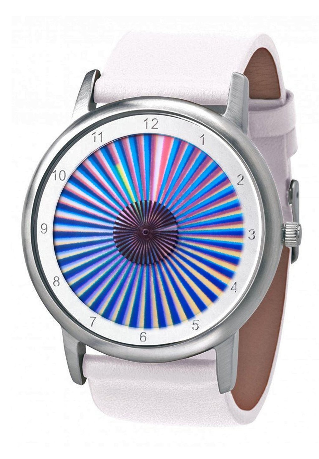 цена Умные часы AVANTGARDIA SHEER (NEUES DESIGN) Rainbow Watch, цвет weißes echtleder armband