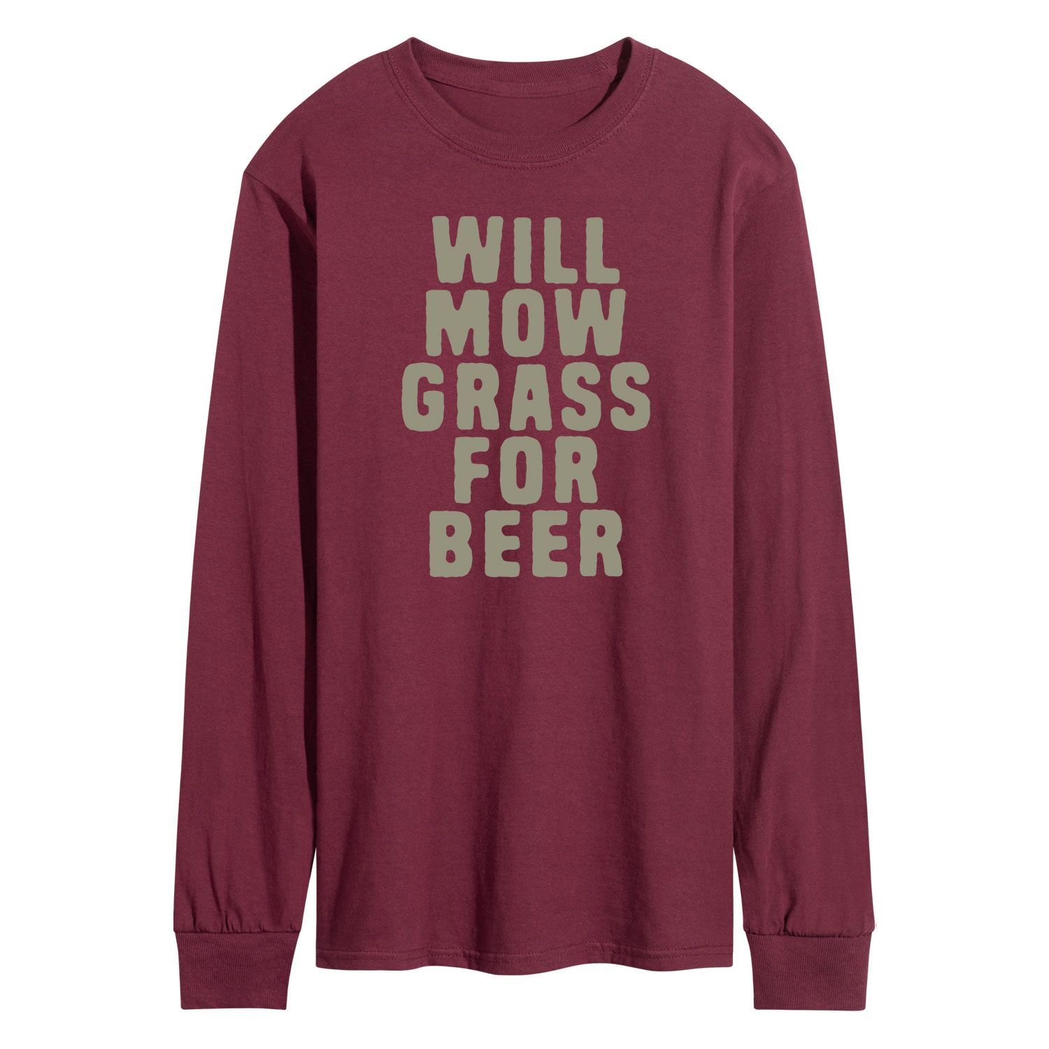 Мужская футболка Will Cow Grass For Beer Licensed Character