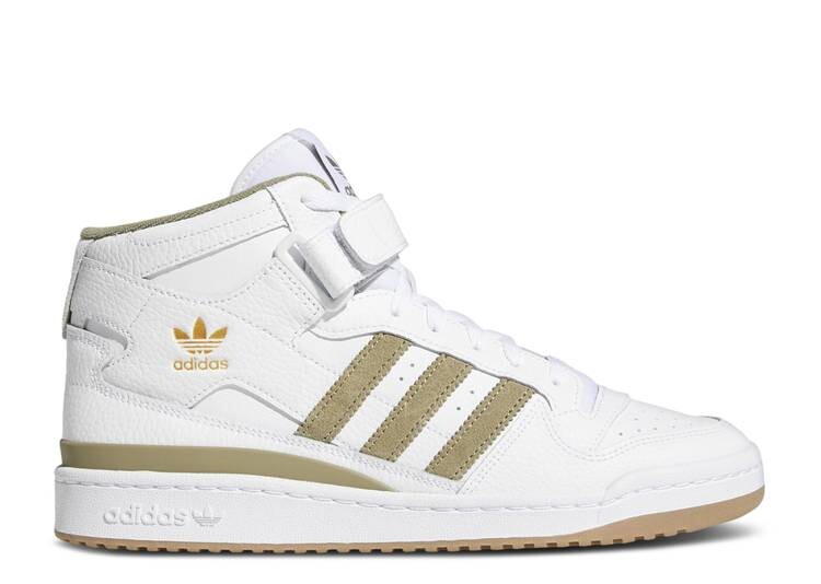 

Кроссовки Adidas FORUM MID J 'WHITE ORBIT GREEN', белый