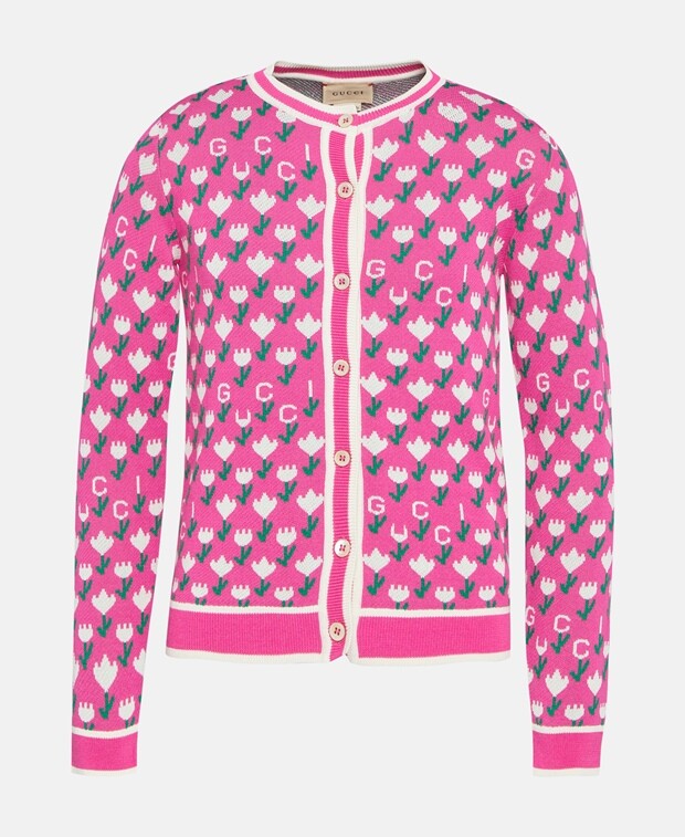 

Кардиган Gucci, розовый