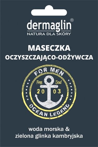 

Очищающая И Питательная Маска С Морской Водой, Dermaglin