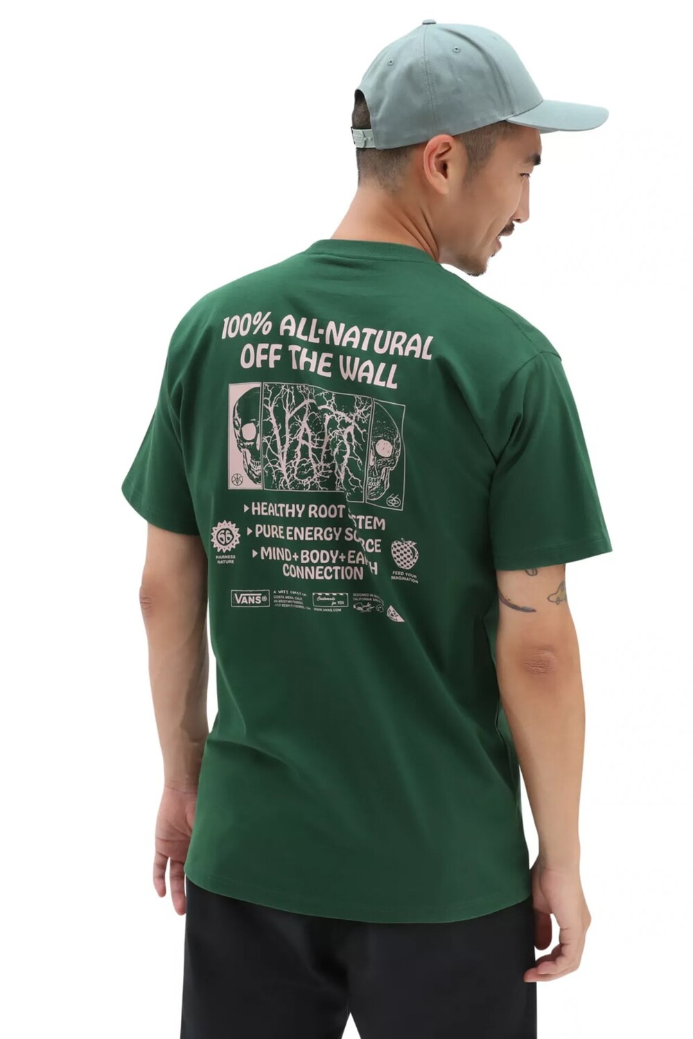 

Футболка All Natural Mınd Ss — Vans, зеленый