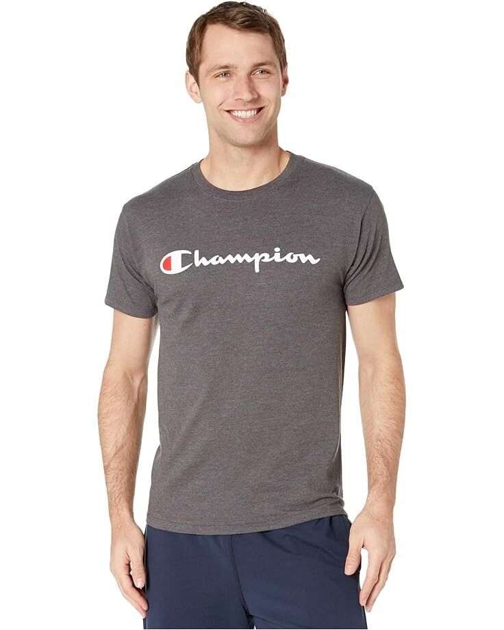 

Футболка Champion Classic Jersey Graphic, цвет Granite Heather