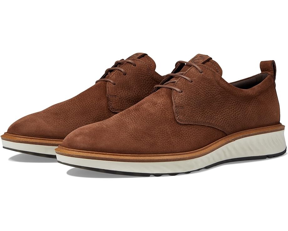 

Оксфорды ECCO ST1 Hybrid Plain Toe Tie, цвет Potting Soil 1