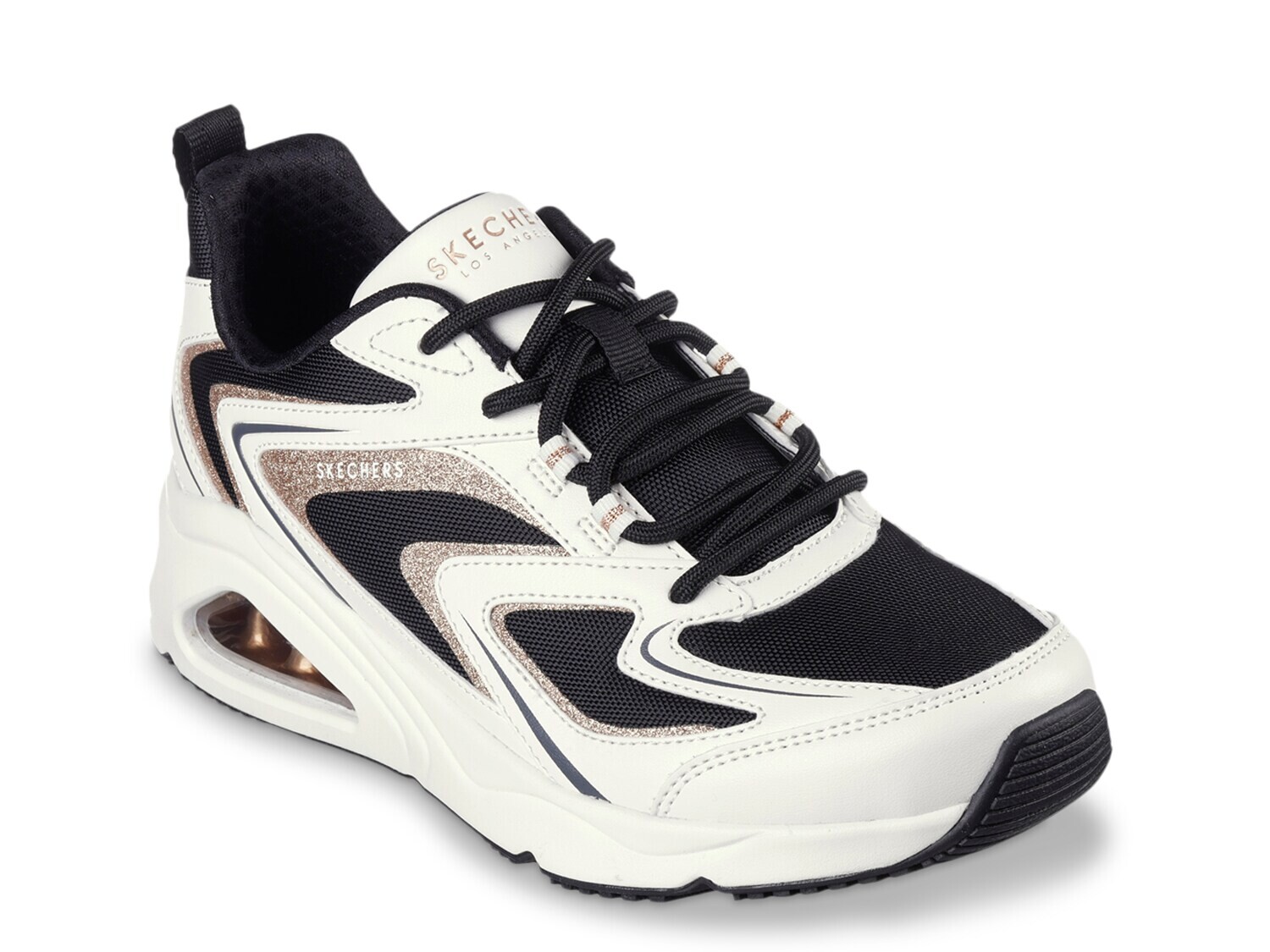 

Кроссовки женские Skechers Tres Air Uno, черно-белый, Черный