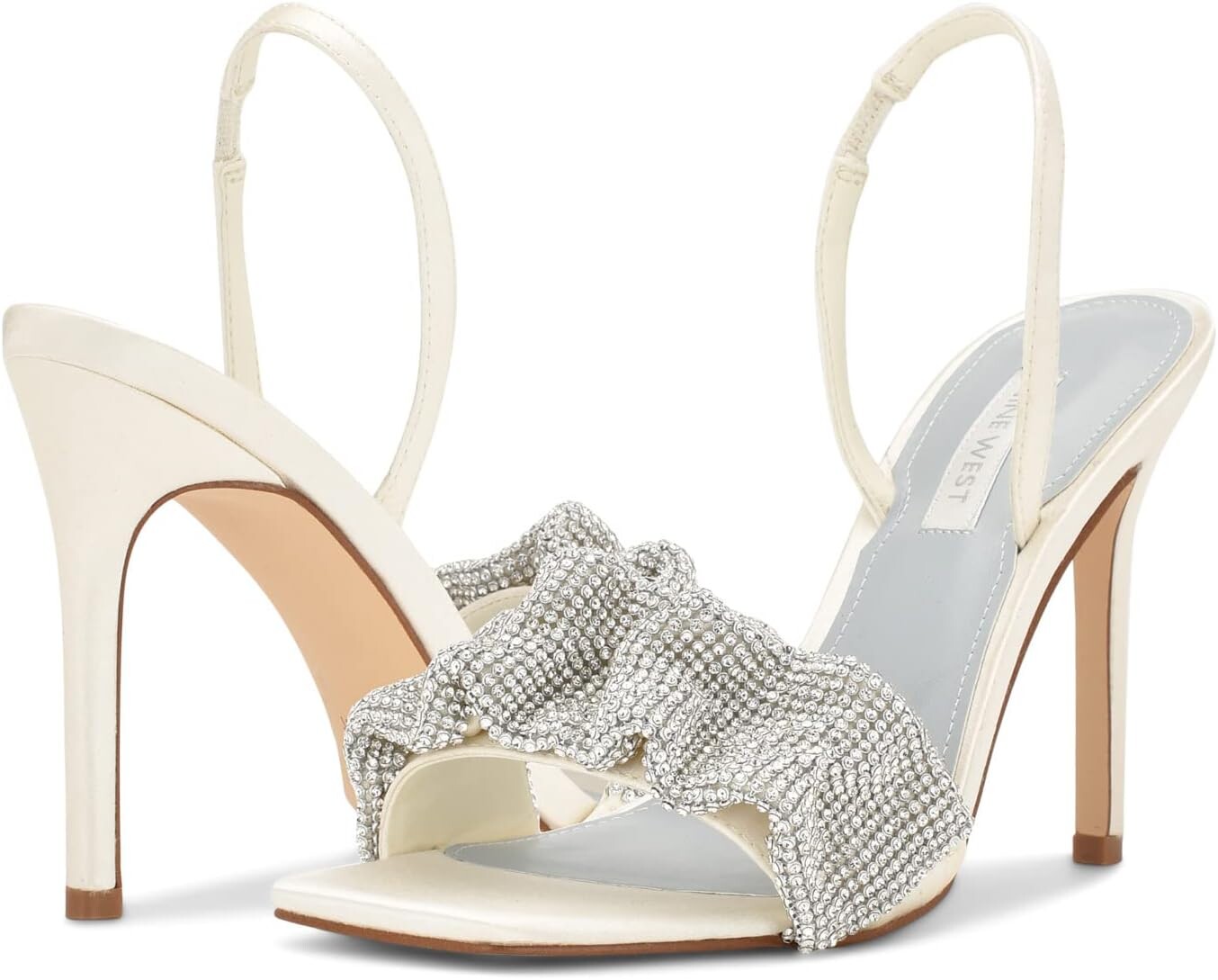 

Босоножки Taray 7 Nine West, цвет Ivory Satin