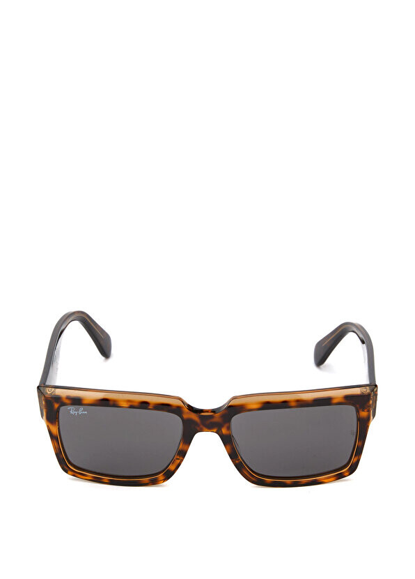 

Коричневые солнцезащитные очки унисекс с черепаховым узором Ray-Ban