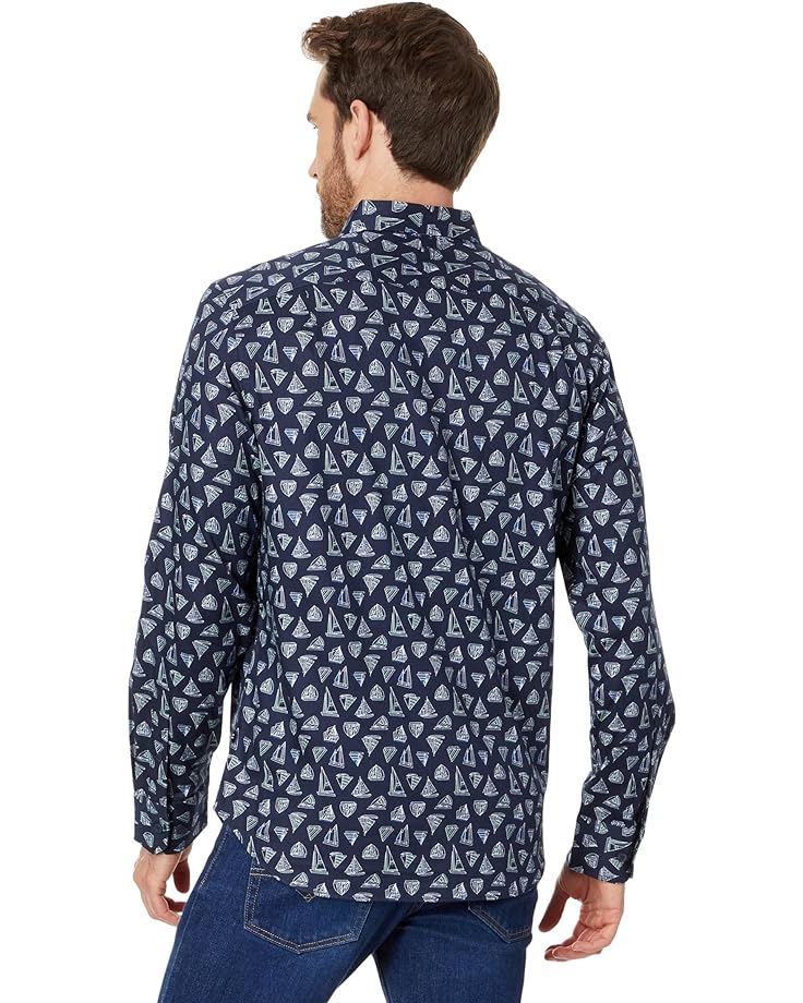 цена Рубашка Nautica Printed Shirt, цвет Maritime Navy