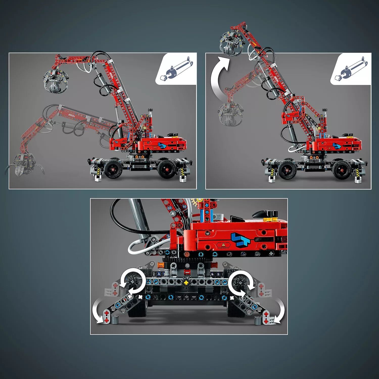 

LEGO Technic Material Handler 42144 Набор для сборки модели крана LEGO