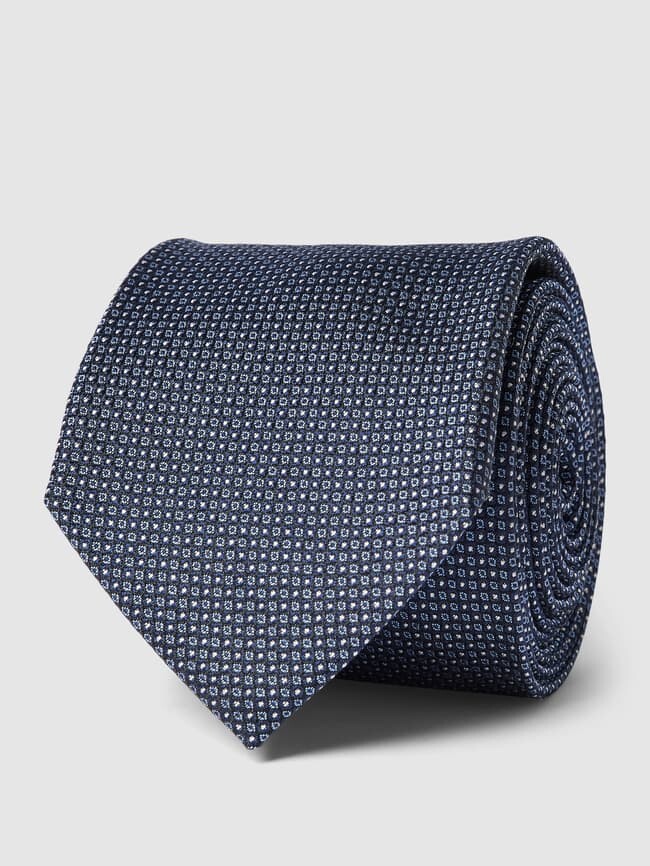 

Галстук шелковый (7 см) модель FAKE SOLID TEXTURE Tommy Hilfiger, темно-синий