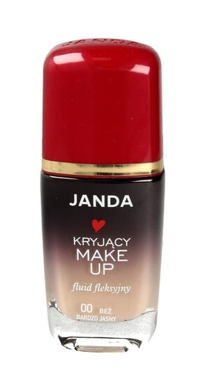 

Покрывающий флюид 00 Very Light Beige, 30 мл Janda, Make Up