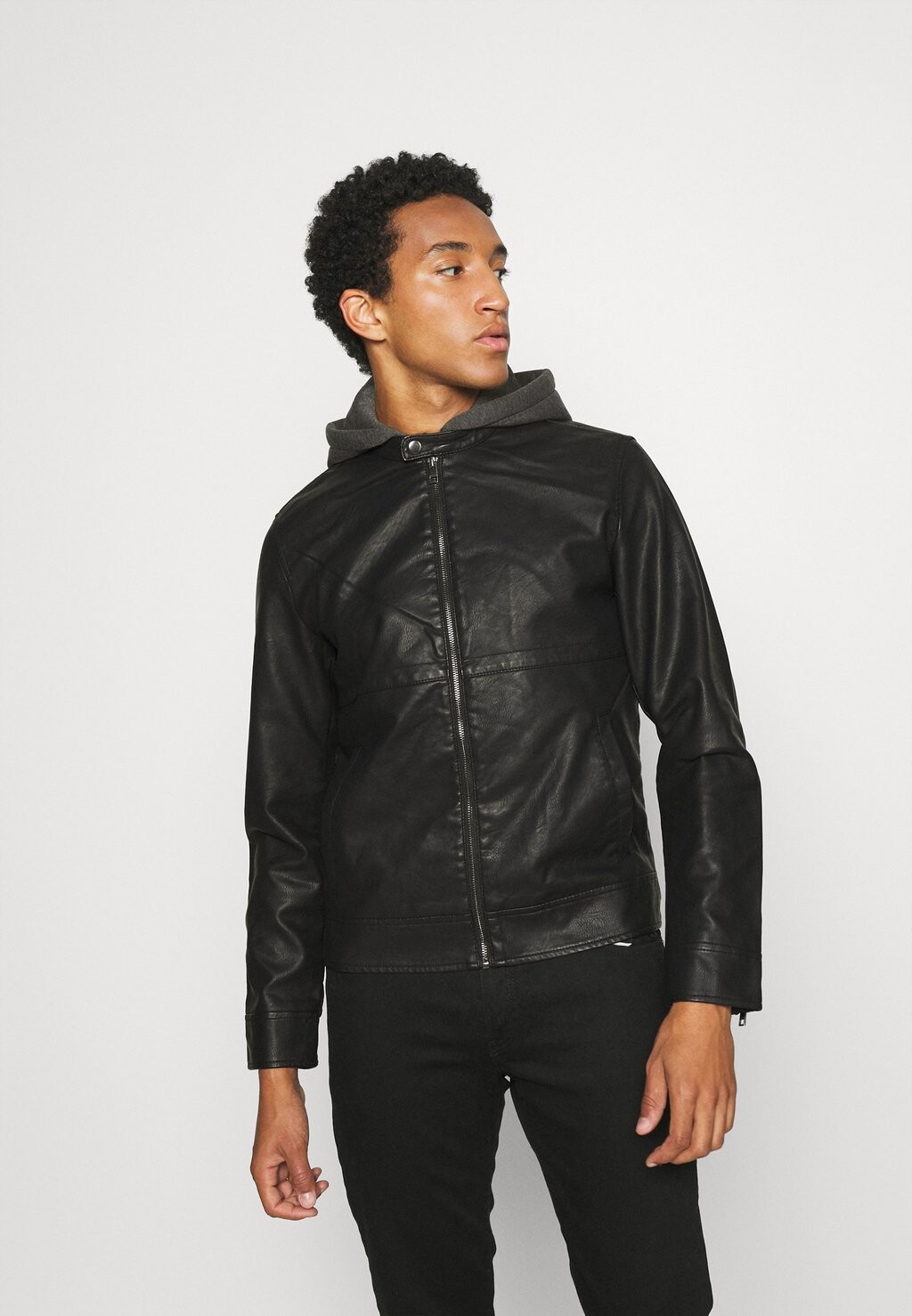 

Куртка из искусственной кожи Jack & Jones, черный