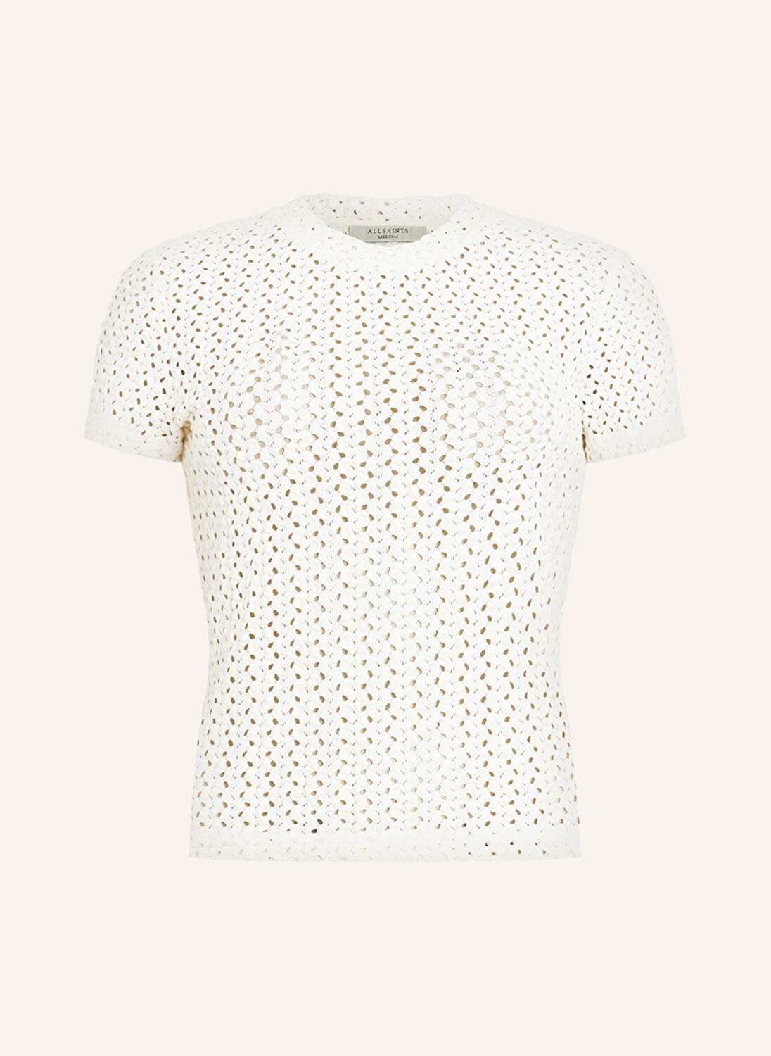 

Футболка Карма Стиви Allsaints, экрю