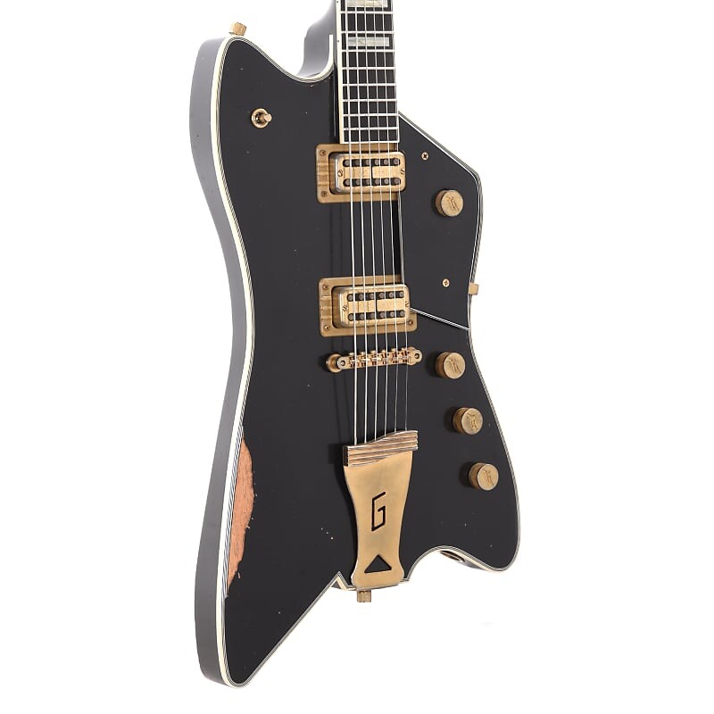 

Электрогитара Gretsch Custom Shop G6199-CB Caddy Bo Baritone Heavy Relic Aged Black Master Built by Chad Henrichsen