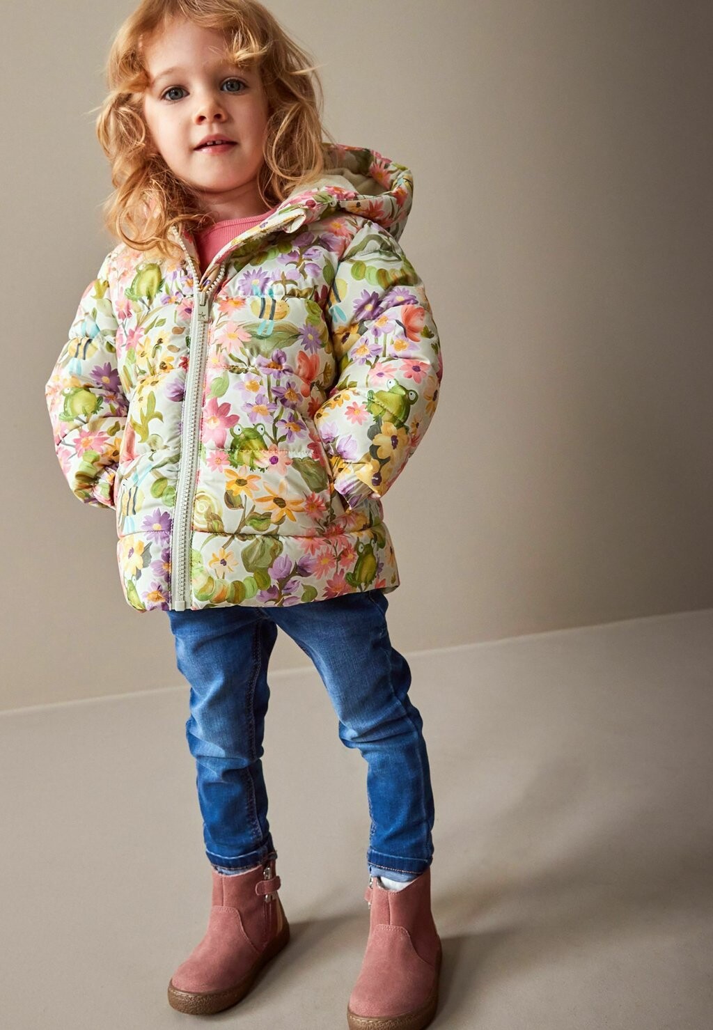 

Зимнее пальто Floral Regular Fit Next, мультиколор