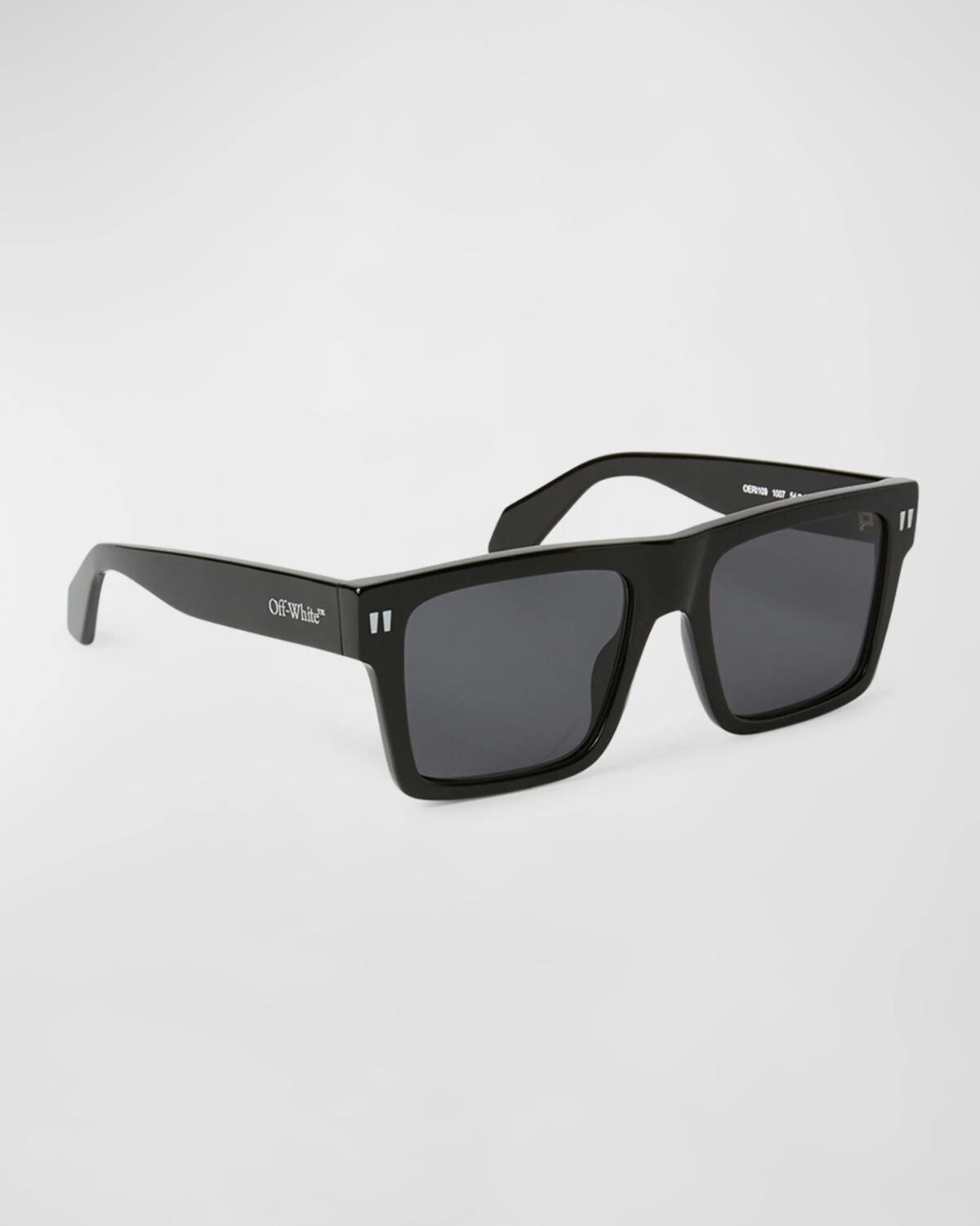 

Мужские квадратные солнцезащитные очки Lawton из ацетата Off-White, цвет 1007 Black Dark Grey