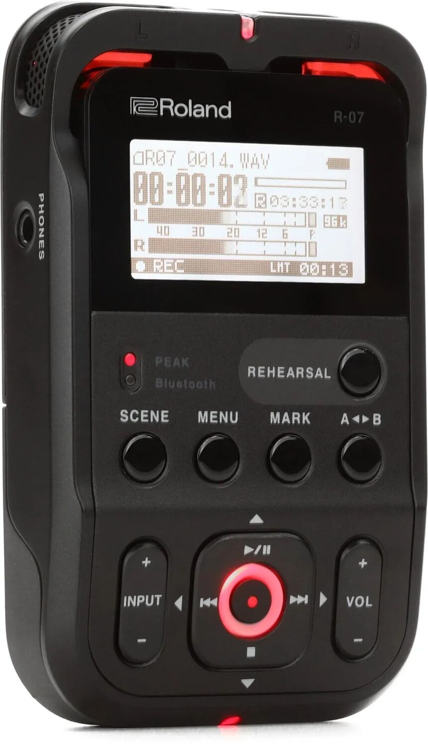

2-канальный портативный рекордер Roland R-07
