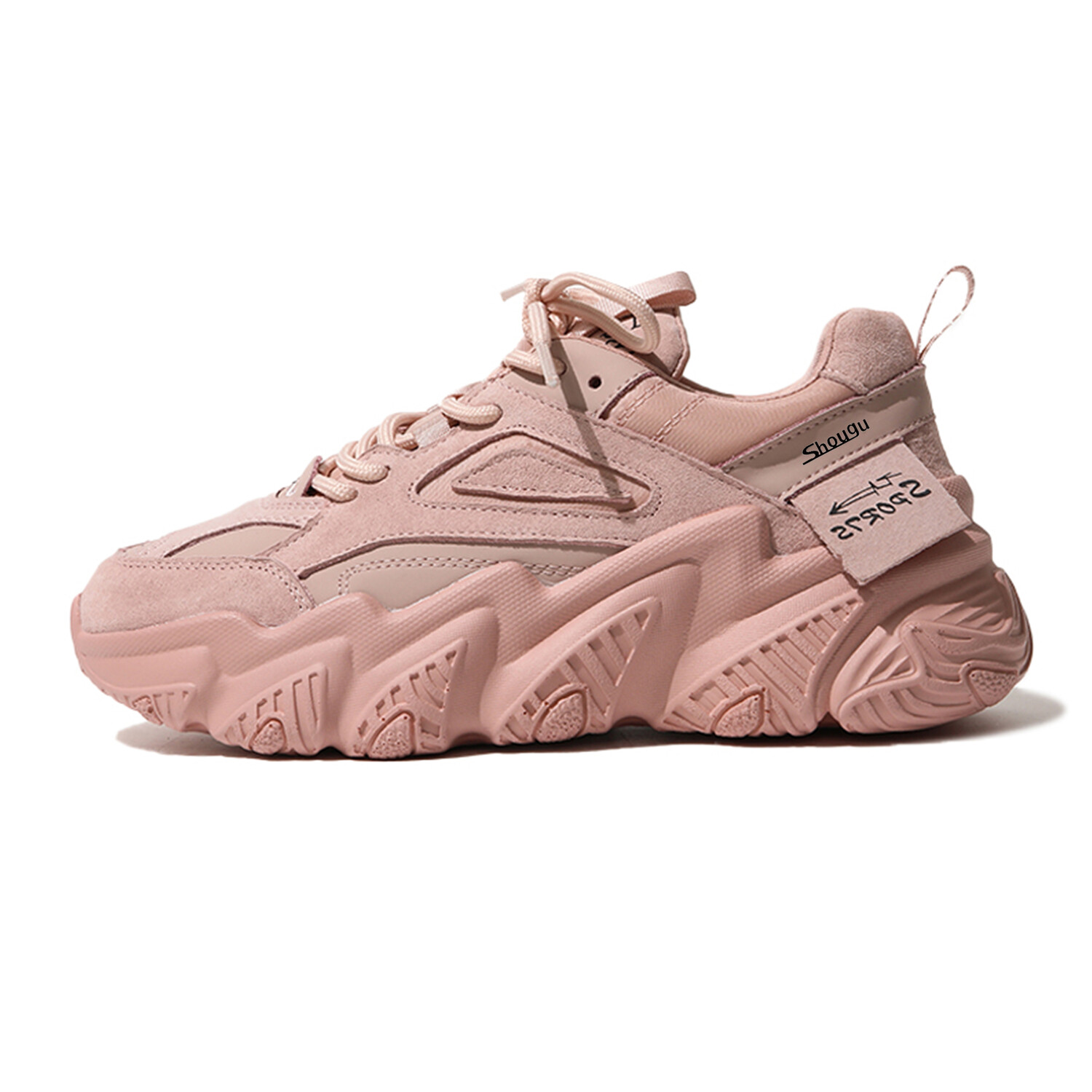 

Кроссовки Shougu Shougu Chunky Sneakers Women's Mid-top, белый