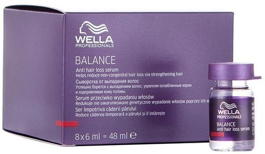 Сыворотка для волос против выпадения волос, 8x6 мл Wella Balance Scalp wella sp balance scalp energy serum энергетическая сыворотка против выпадения волос 100 мл