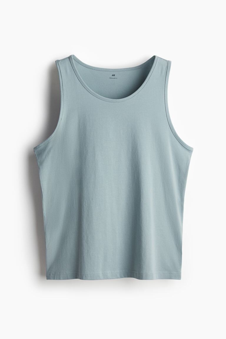 

Майка стандартного кроя H&M, бирюзовый
