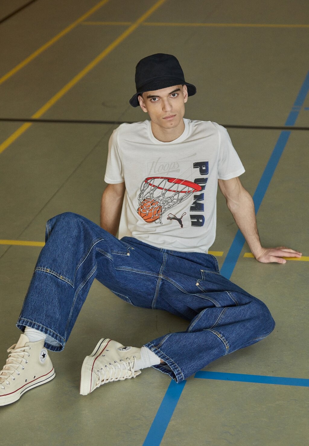 

Футболка с принтом Swished Tee Puma, белый