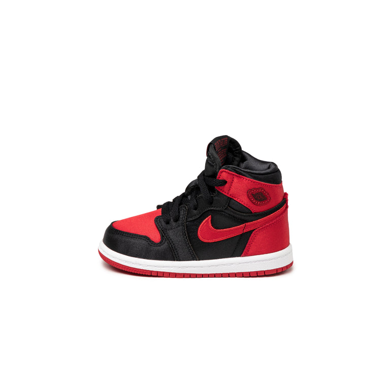 

Кроссовки Nike Air 1 Retro High *Satin Bred* *Td* Air Jordan, черный