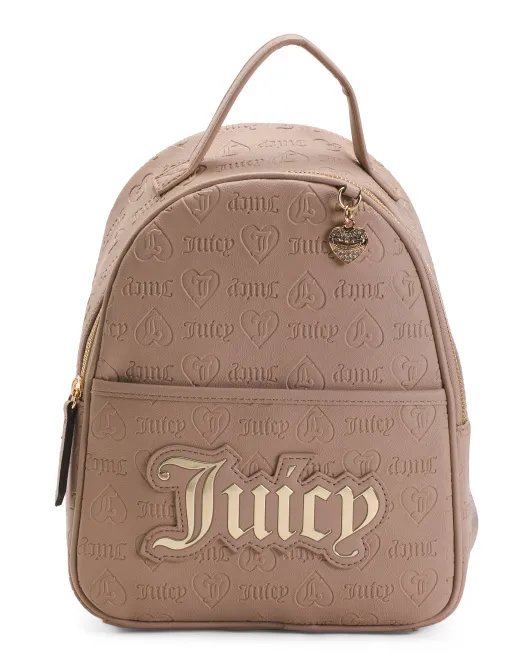 

Средний рюкзак с логотипом Juicy Couture, цвет Cafe