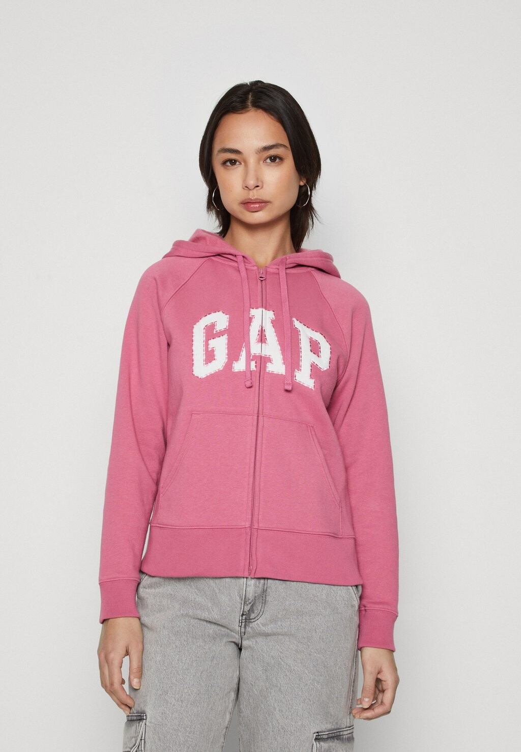 

Толстовка на молнии Heritage GAP, цвет pink raspberry